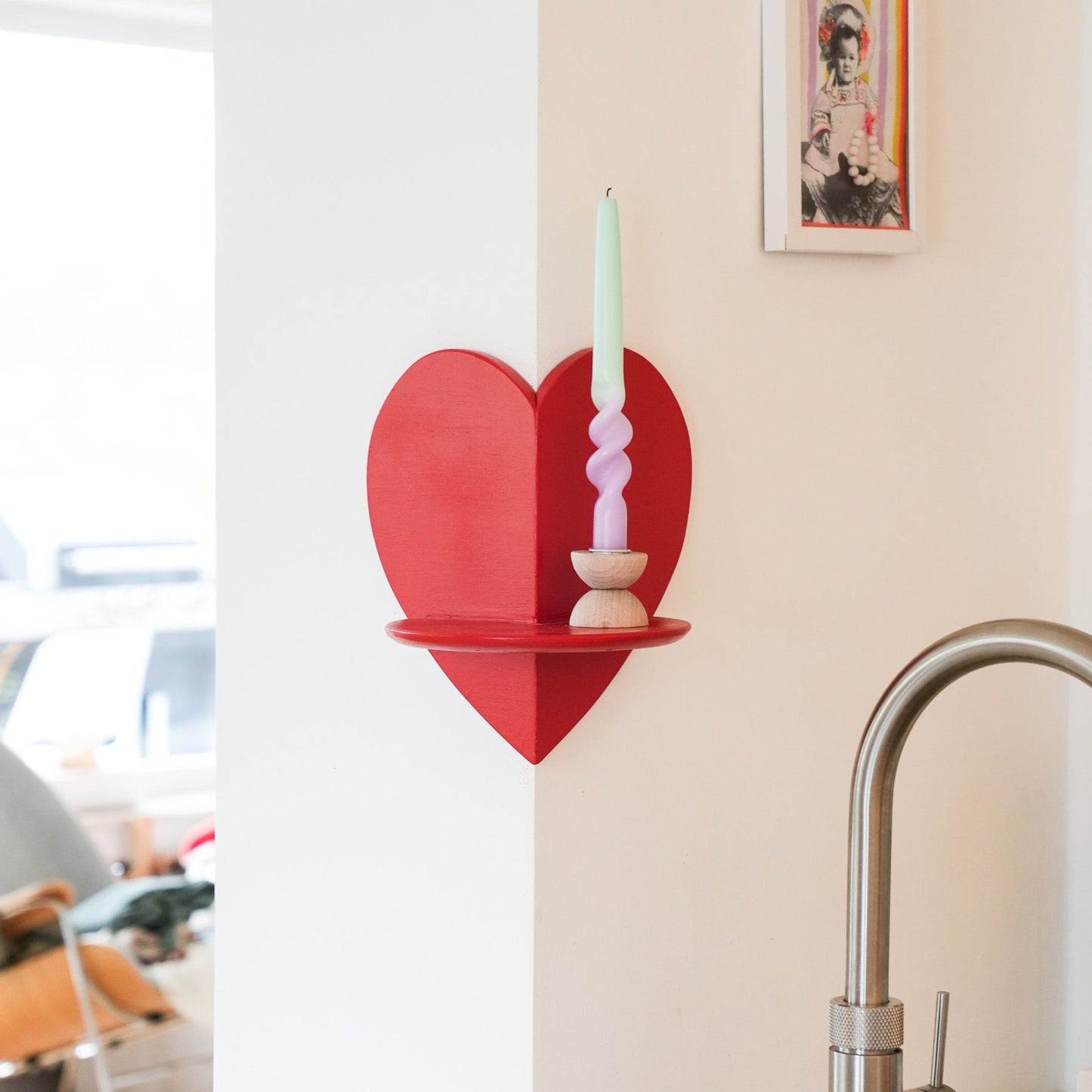 étagère murale modulaire en bois