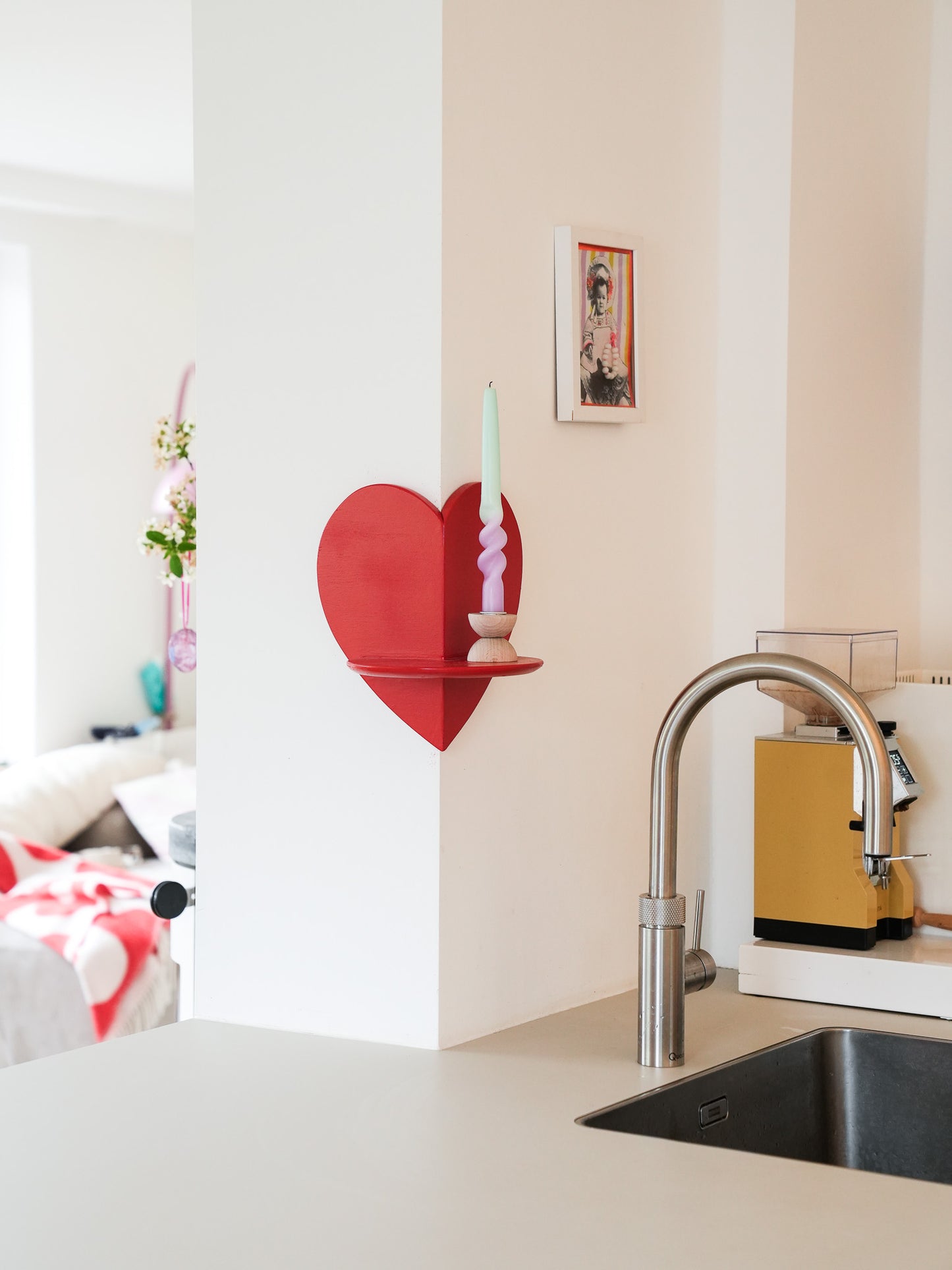 étagère murale modulaire en bois