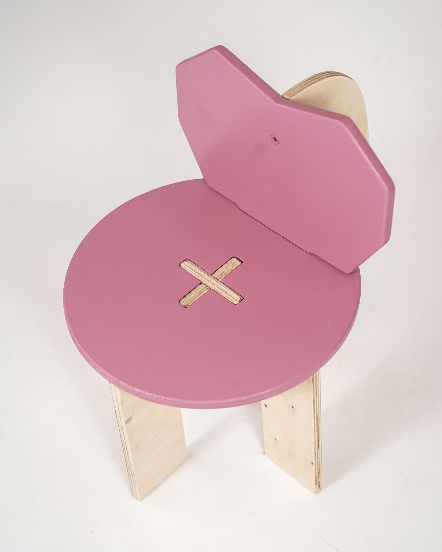 Elefanten Kinderstuhl aus Holz zum zusammenstecken