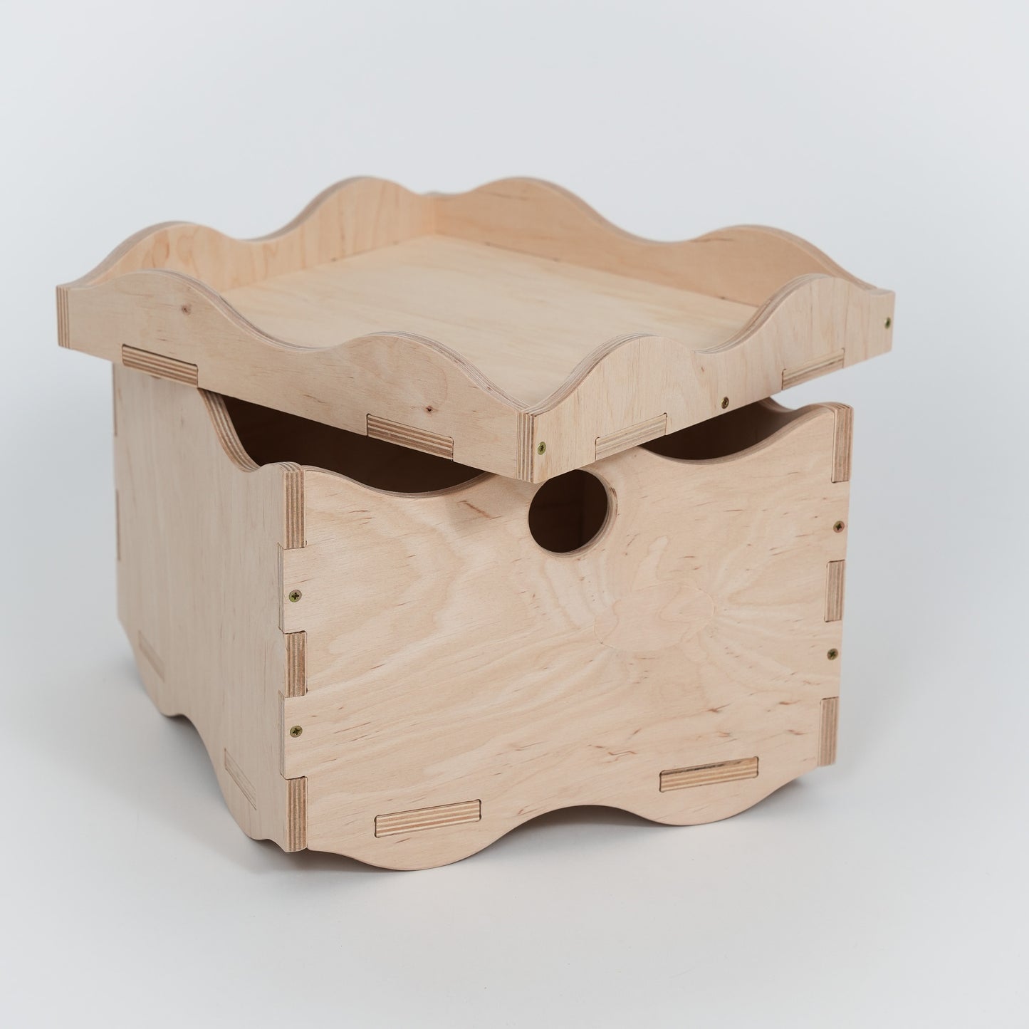 DIY Deckel/Tablett für stapelbare Box - Bauanleitung + Schnittmuster