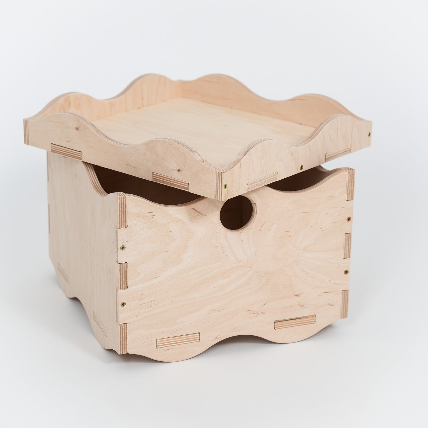 Deckel / Tablett für Holz Box zum stapeln