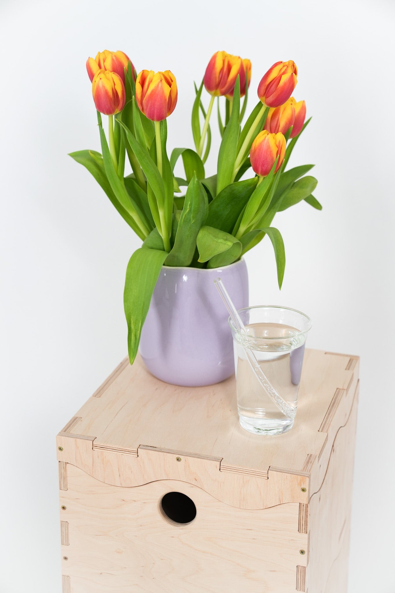 2 modulare Holzboxen + 1 Deckel