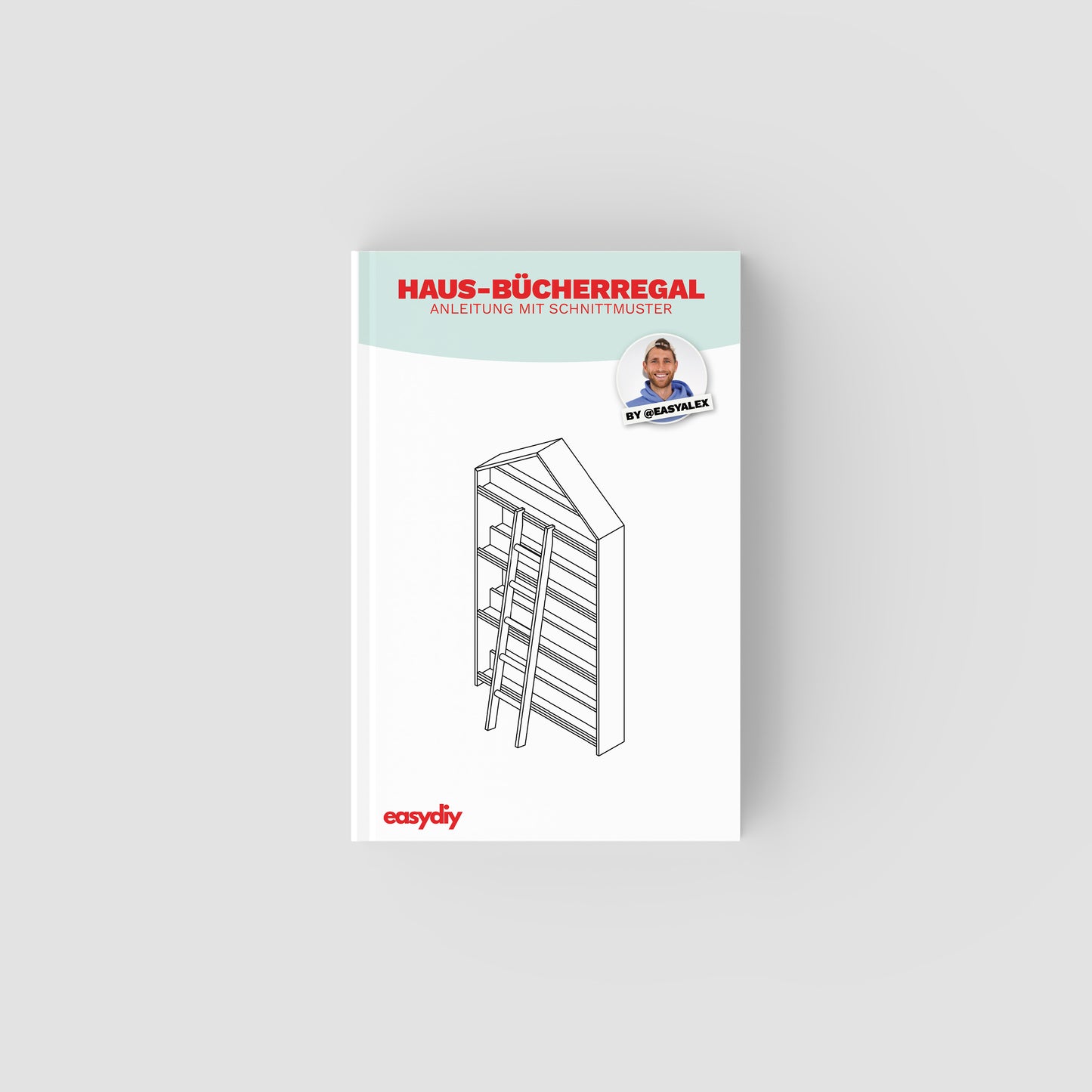 DIY Bücherregal für Kinder in Haus Optik - Schritt für Schritt Bauanleitung