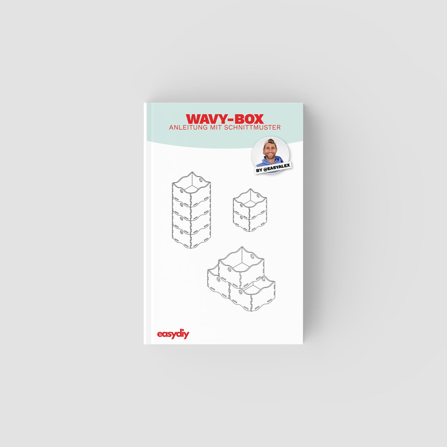 DIY stapelbare Box aus Holz - Bauanleitung + Schnittmuster