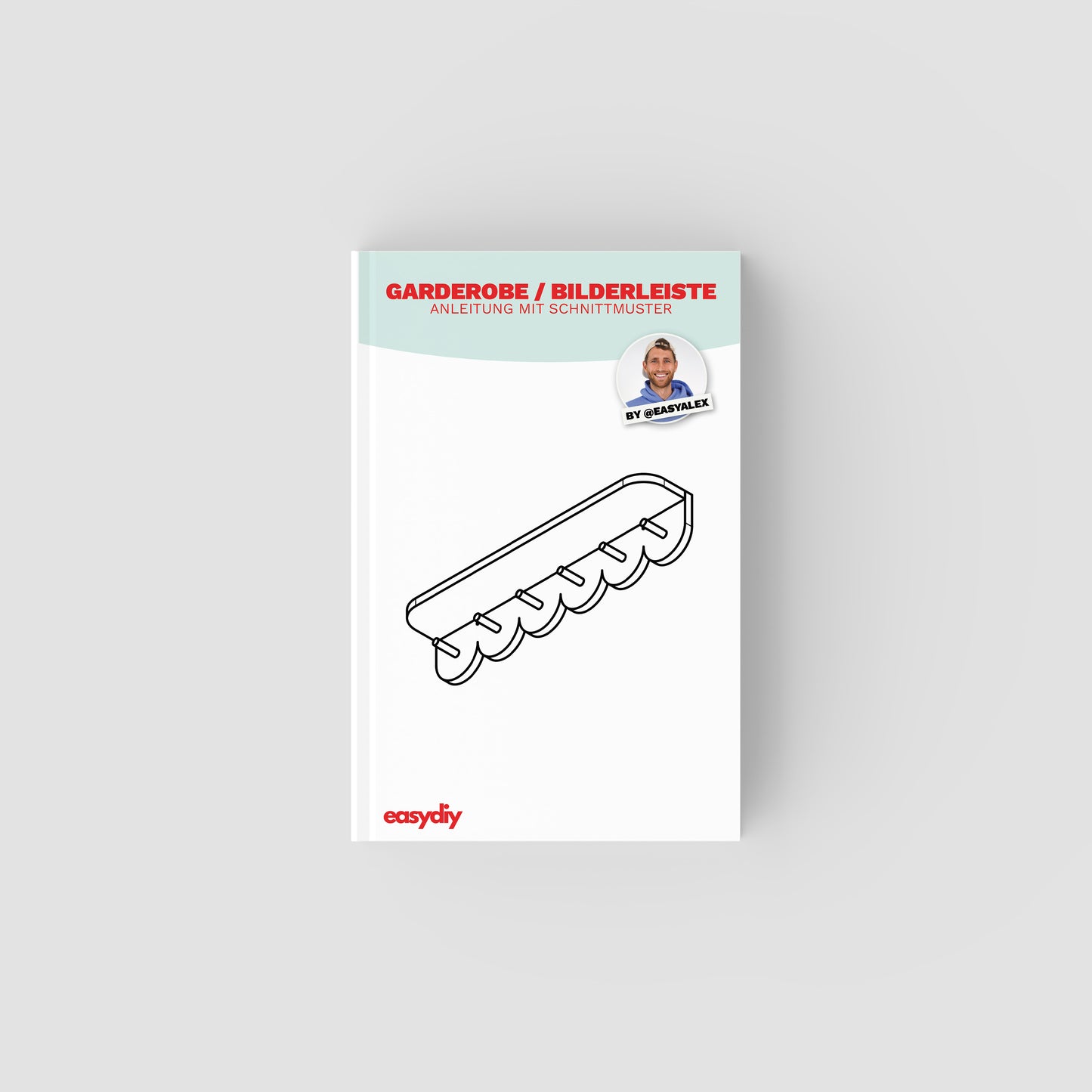 DIY Garderobe + Bilderleiste - Bauanleitung + Schnittmuster