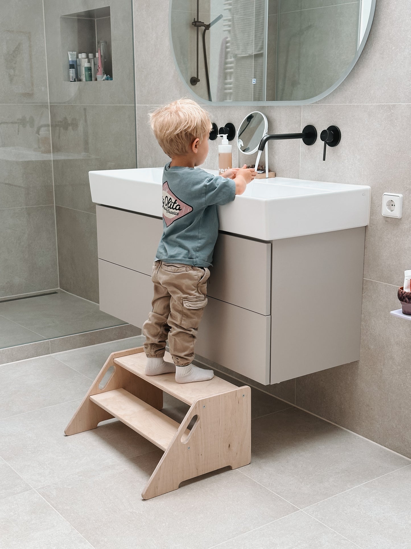 Couvercle / plateau Montessori pour boîte en bois à empiler