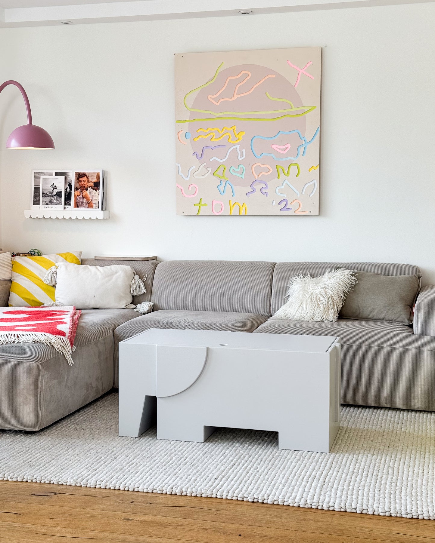 DIY Elefanten Sitzkiste - Bauanleitung + Schnittmuster