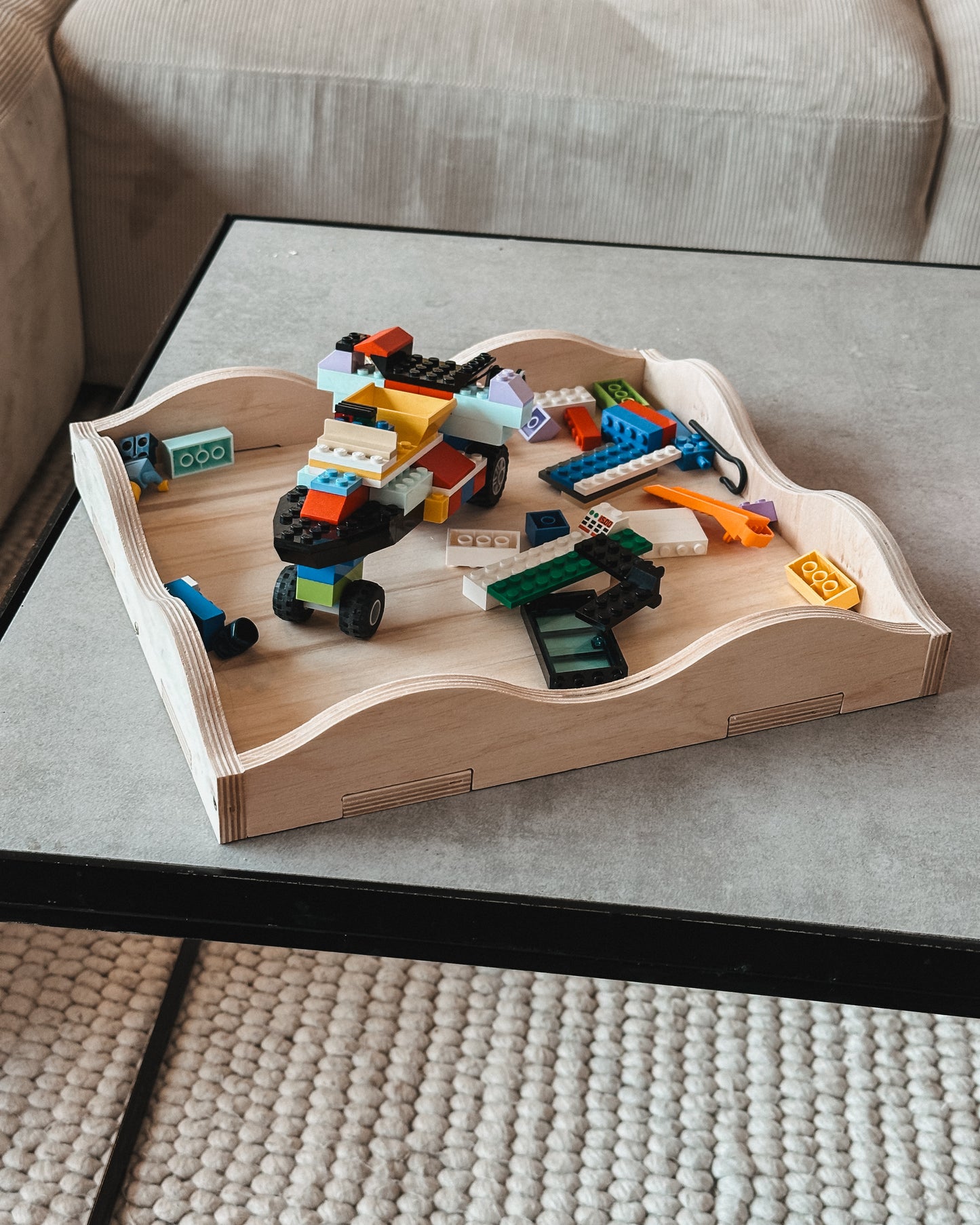 DIY Deckel/Tablett für stapelbare Box - Bauanleitung + Schnittmuster