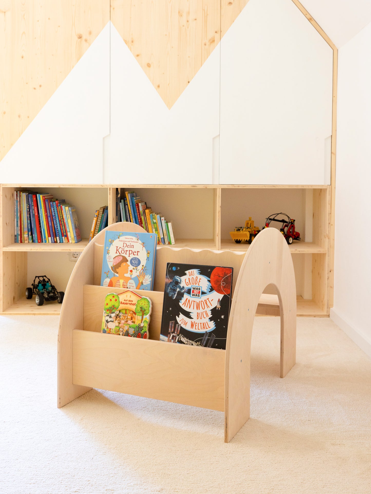 modular wooden box for stacking