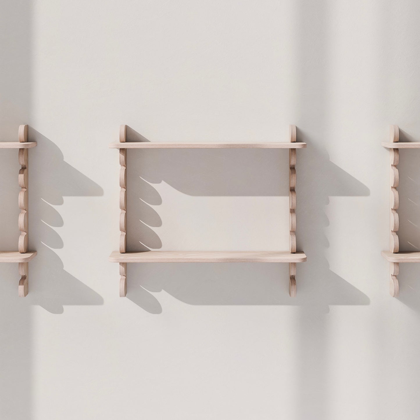 DIY modulares Wandregal aus Holz - Bauanleitung + Schnittmuster