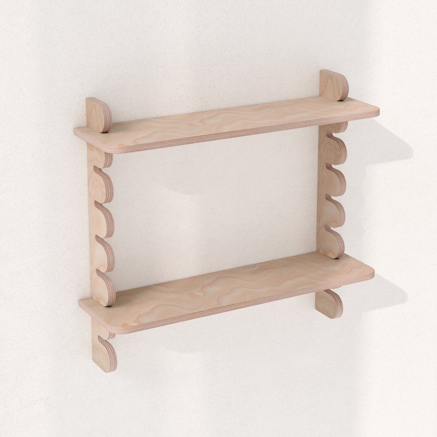 modulares Wandregal aus Holz