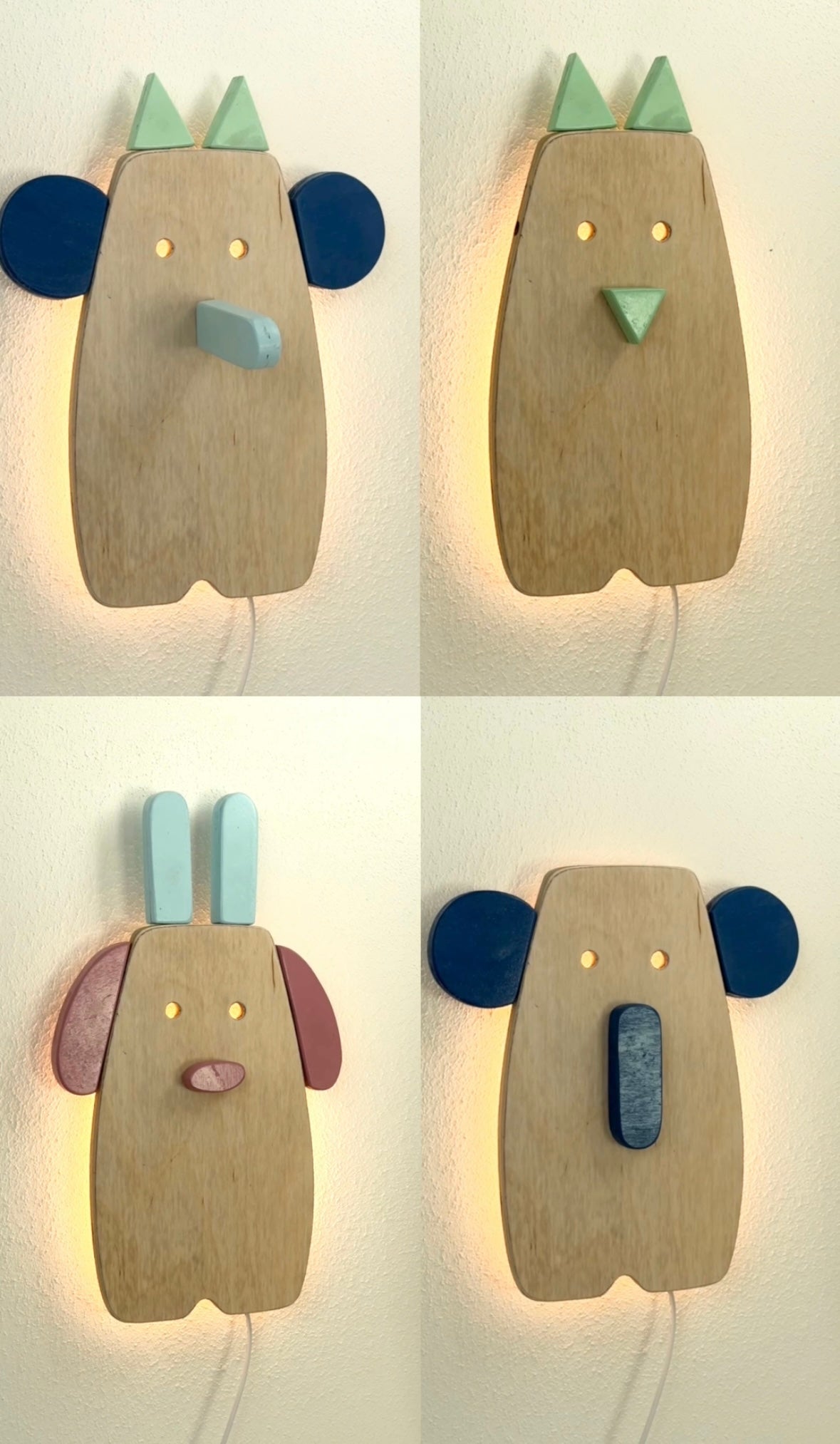 DIY Tierchen Wandlampe - Bauanleitung + Schnittmuster