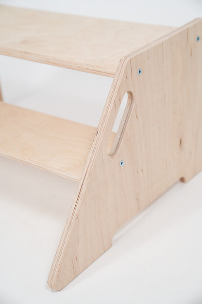 Geschwister Hocker aus Multiplex Holz von Pinepins