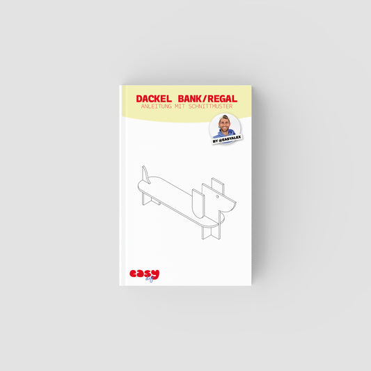 DIY Dackel Bank / Regal - Bauanleitung + Schnittmuster