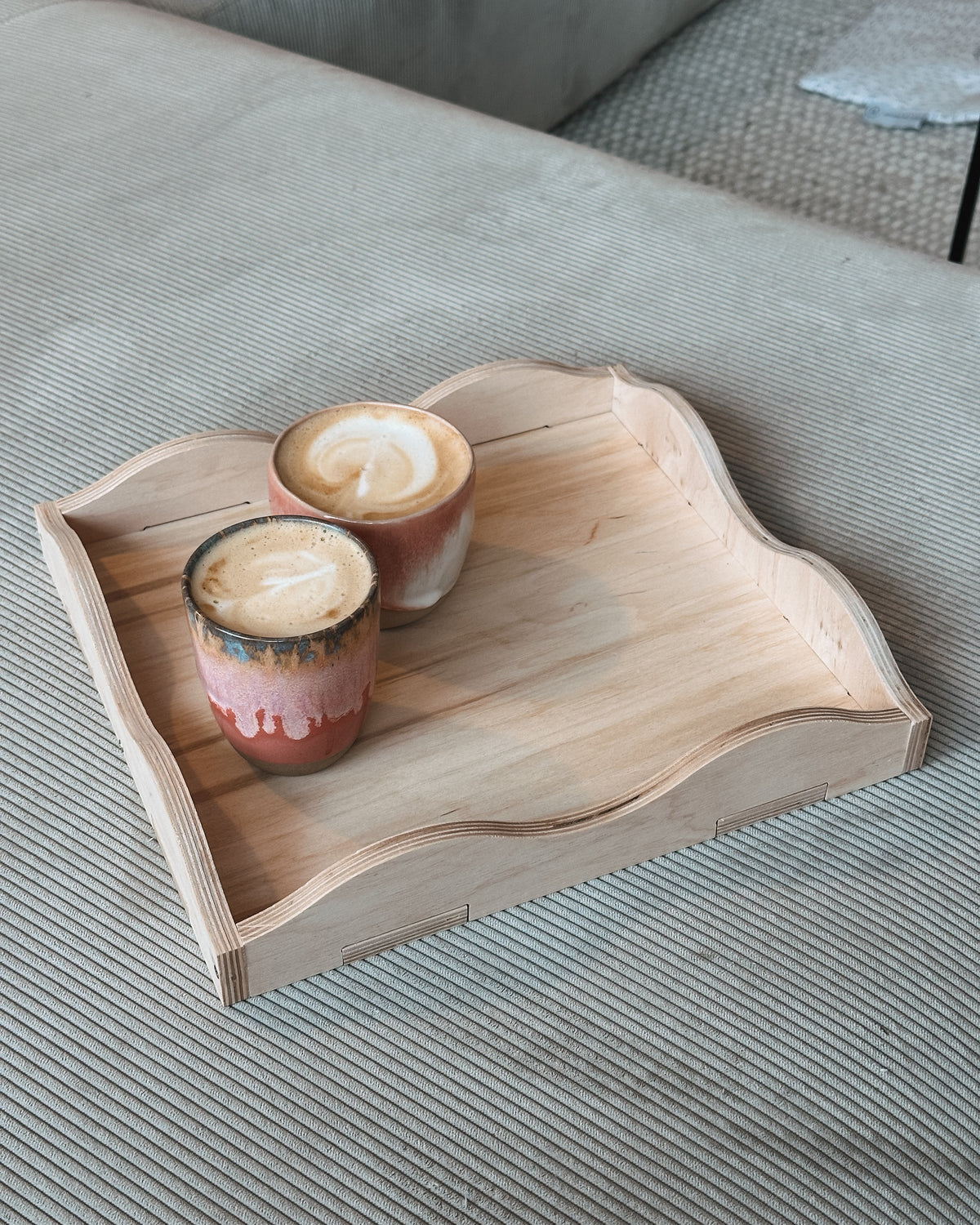 Tablet und Deckel aus Holz für stapelbare Boxen – EASYDIY