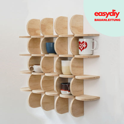 Designer Tassenregal – EASYDIY